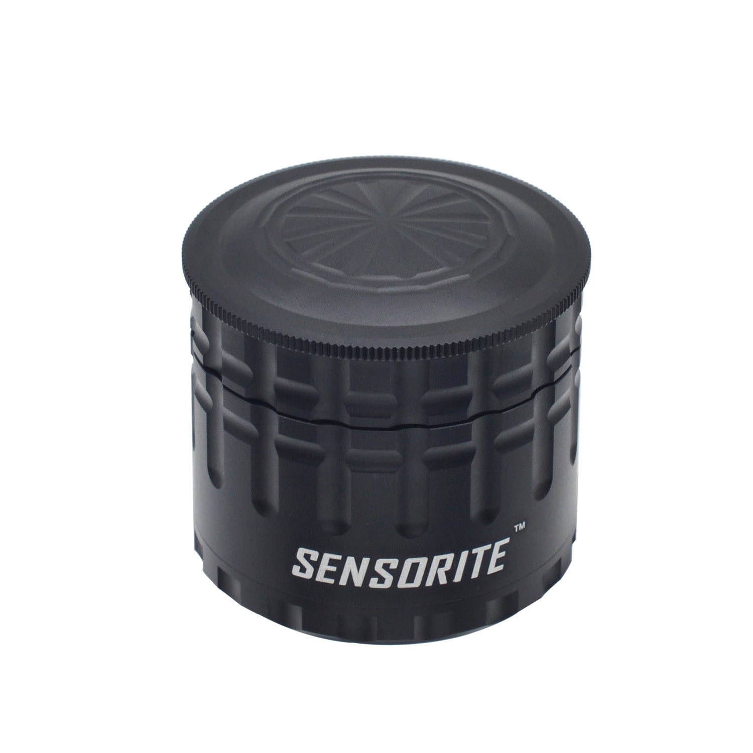 SENSORITE 2.2-inch Mill Style Aluminum Grinder with Bonus Storage & Non-stick Coated Shredder Plates - Sensorite
